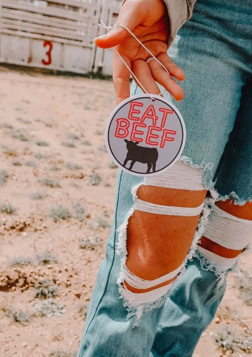 MWM Eat Beef Air Freshener