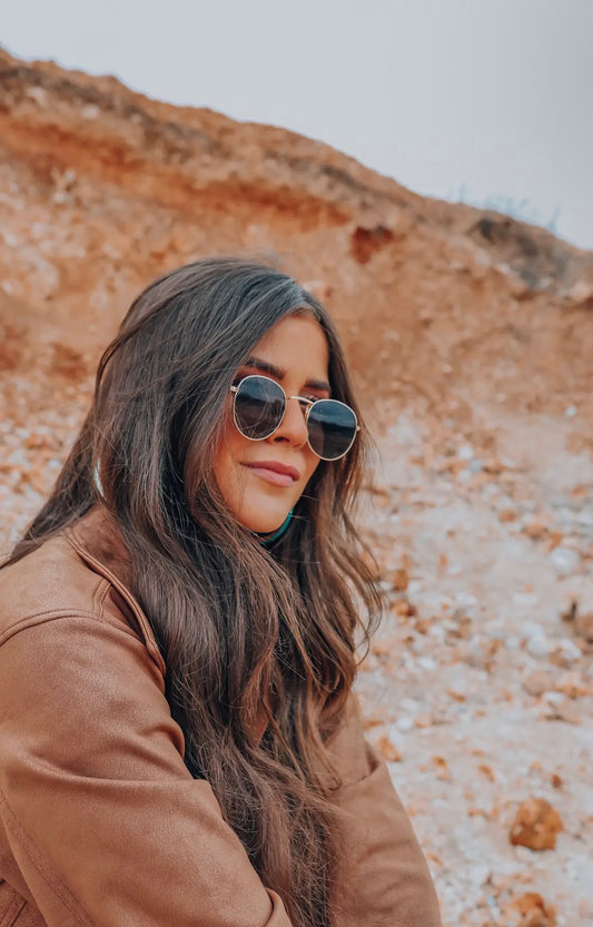 Round Gold Sunglasses