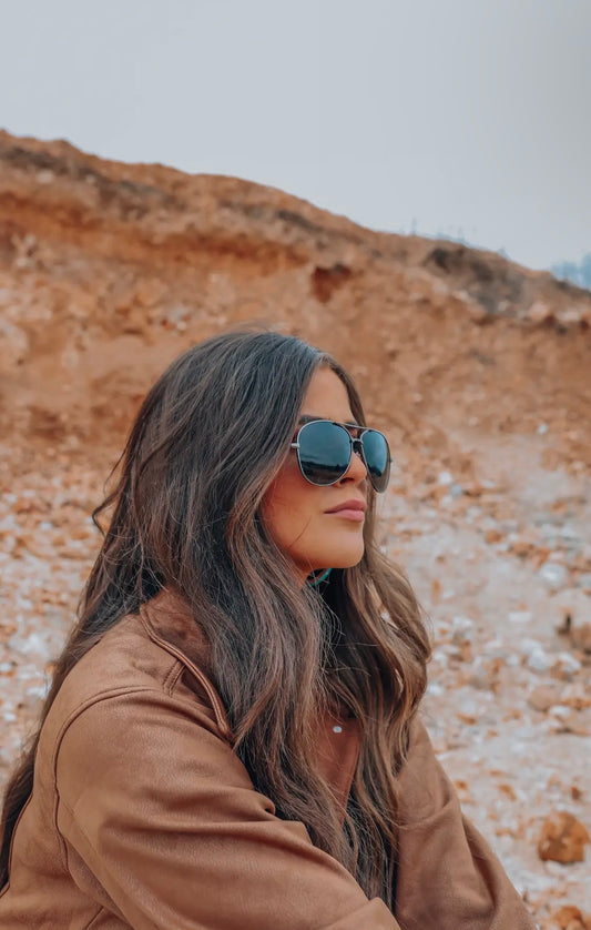 Aviator Black Sunglasses