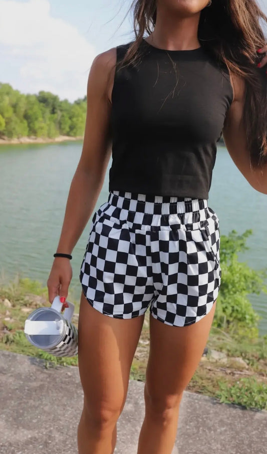 FPL Checkered Active Shorts