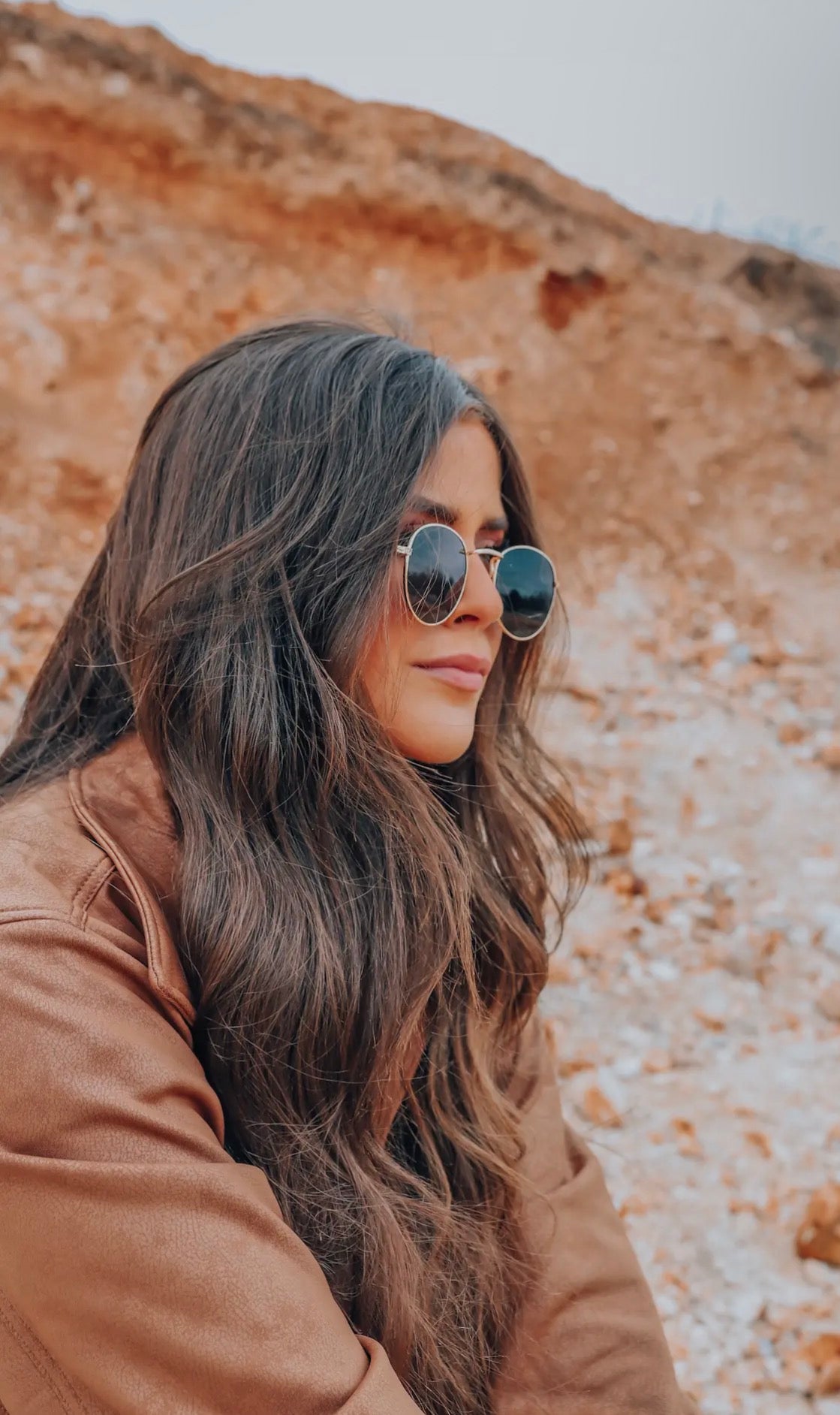 Round Gold Sunglasses